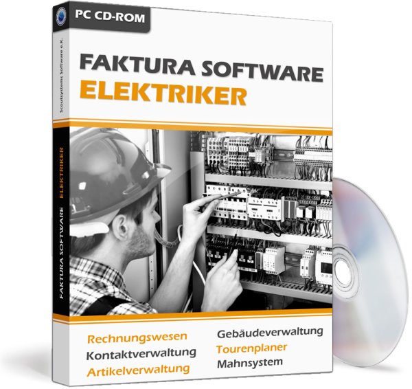 Faktura Elektriker Software Rechnungsprogramm für Elektrobetriebe