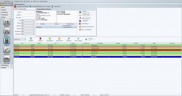 Faktura Software Landmaschinen Verkauf